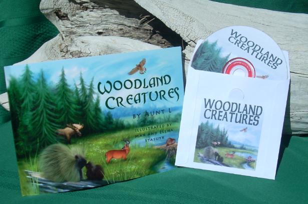 Woodland Creatures Book with audio CD