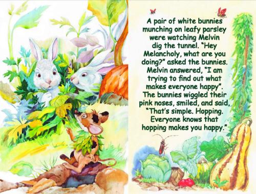 Melvin asked the bunnies